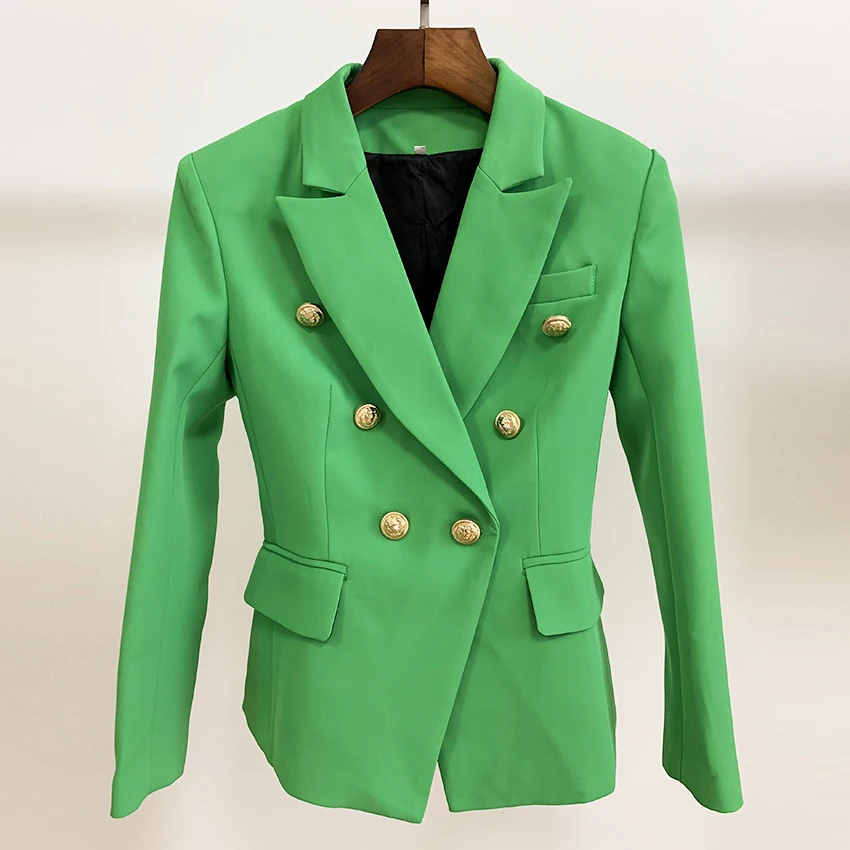 green dress jacket womens