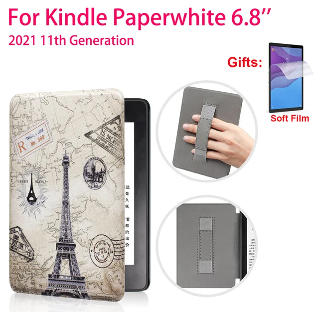 Funda para Kindle Paperwhite de 6,8 pulgadas, 11. ª generación, 2021,  edición de firma, tapa Vertical Premium - AliExpress
