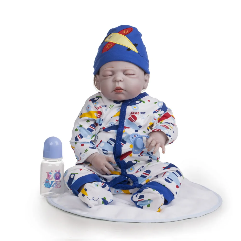 22 '❕ см Bebe Reborn Dolls полностью силиконовые виниловые реалистичные спящие куклы