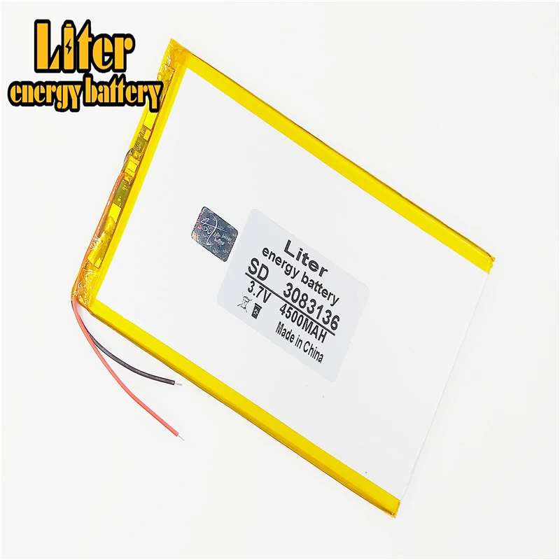 3083136 3.7V 4500MAH 3083138 3084134 tablet battery li-ion rechargeable battery for medical device or POS lithium ion battery