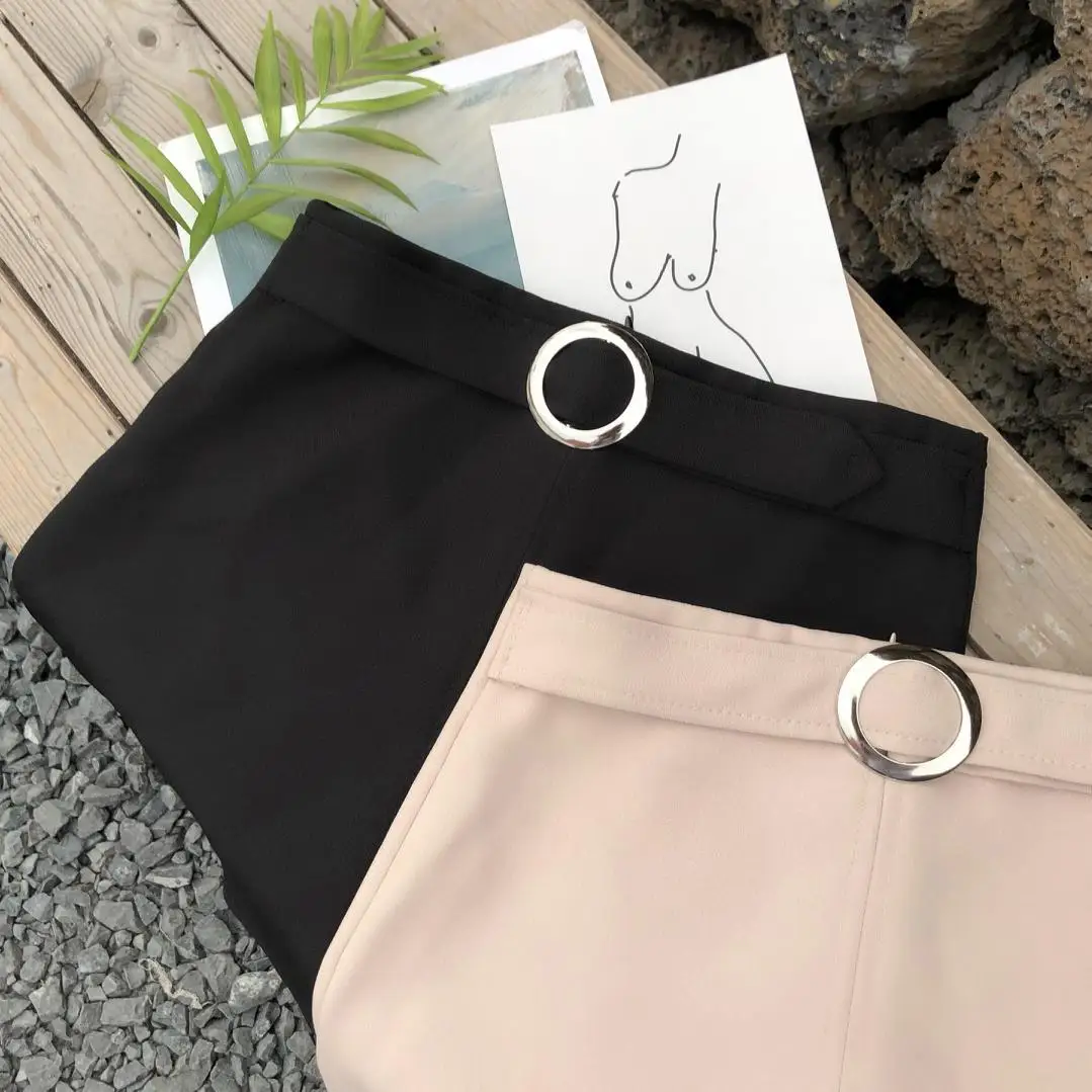

2018 Korean-style Versatile Fashion yuan quan kou a Pendulum Skirt Slimming Elegant Short Skirt Women's