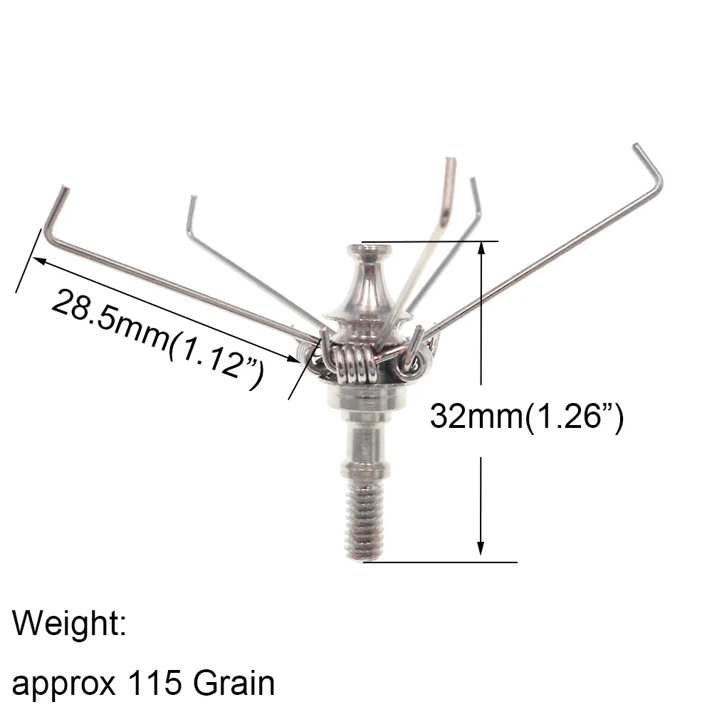 12 шт. стрельба из лука Длинные Лапы броудхедов дзюдо наконечники для охоты