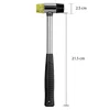 25mm Double Face Soft Tap Rubber Hammer for Multifunctional Hand Tool Hard Plastic and Non Slip Plastic Grip Perfect Tool 2