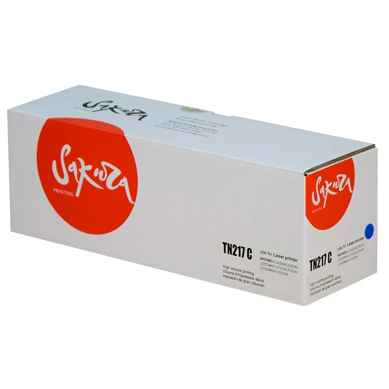 Картридж Sakura SATN217C / TN217C Blue для Brother DCP-L3550CDW/DCP-L3550/HL-L3230CDW/HL-L3230/MFC-L3770CDW/MFC-L3770 |