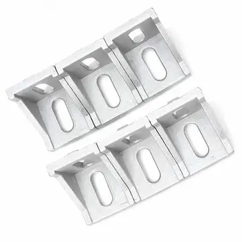 

6pcs 4040 Aluminum L Shape Corner Bracket Right Angle Brace Fastener Screw