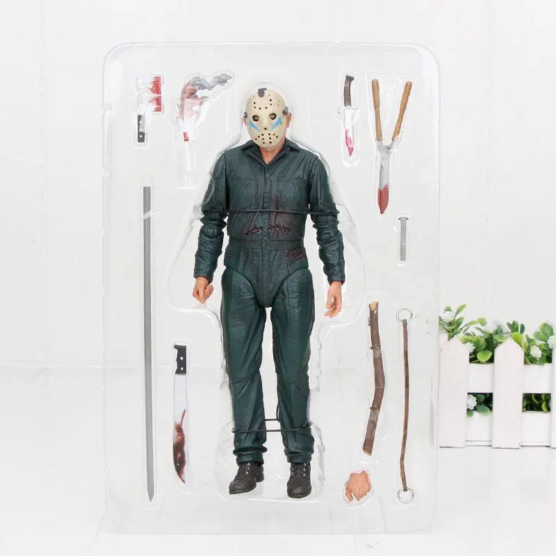 18 см NECA Хэллоуин конечная Лори Strode NECA фигурка Коллекционная модель игрушки подарки на Хэллоуин - Цвет: 6838 18cmnew nobox