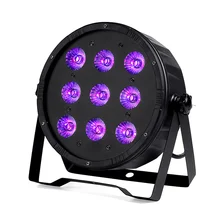 9x18 Вт светодиодный par Светильник 6в1 RGBWA УФ светодиодный светильник сценического освещения светодиодный плоский SlimPar dj светильник s с DMX512 плоский DJ контроллер оборудования