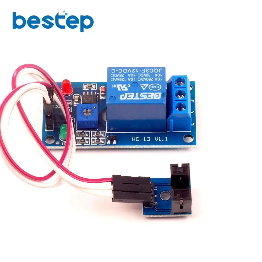DC 5 в 12 в паз Тип оптический муфта триггер скорость сенсор модуль 1 канал релейный модуль