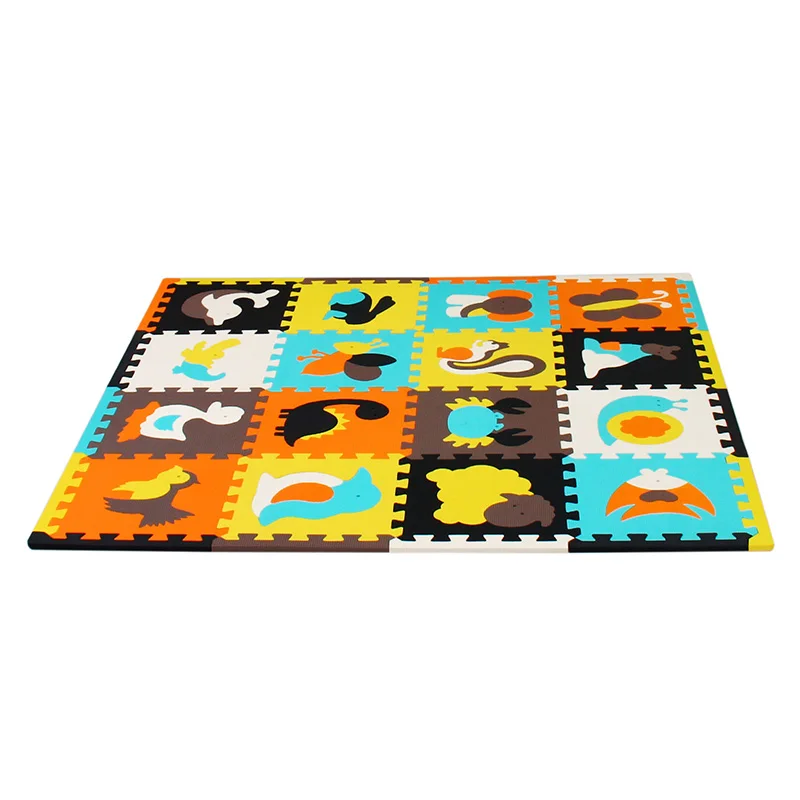 16 шт. детские коврики пазлы с длинными краями|crawling mat|children matmat for children |