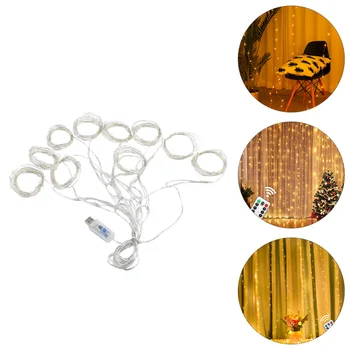 

1 Set Bedroom String Lights LED String Lights for Home Bar Indoor Curtain