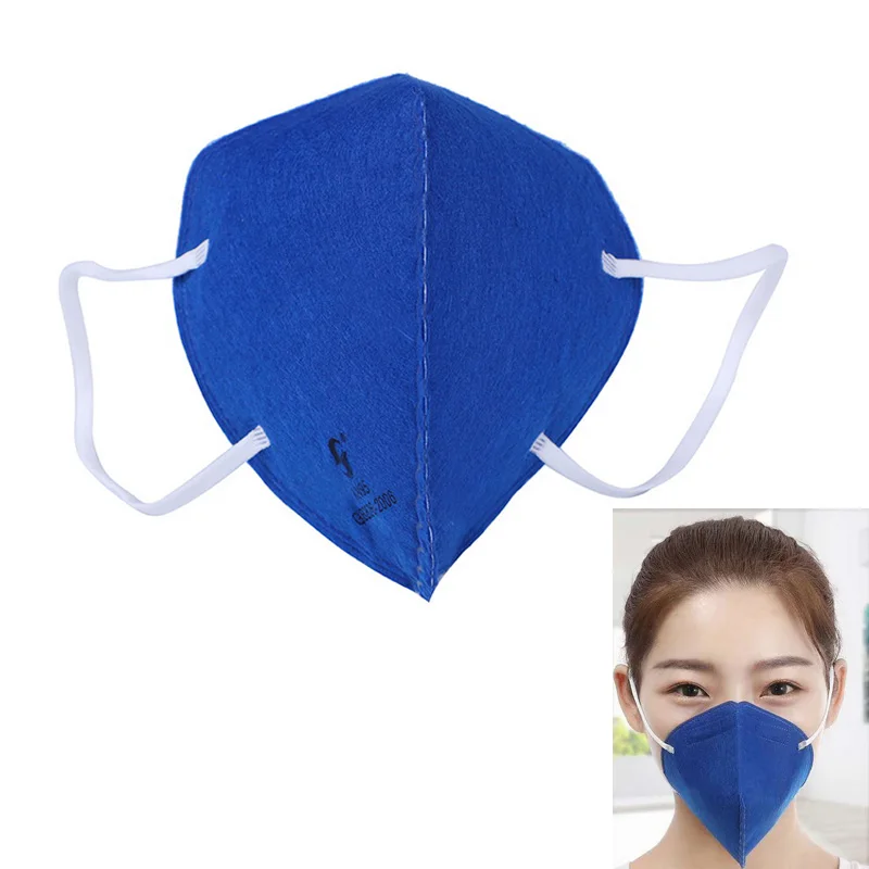 $20.3 6pcs/Bag KN95 Anti Pollution PM2.5 Mouth Mask Dust Respirator Washable Reusable Mask Cotton Unisex Mouth Muffle KN95 Dust Mask