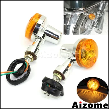 

Cafe Racer Turn Signal Lights For Yamaha Honda Kawasaki Suzuki CB CG SR XJ XS GT GS KZ GN125 Motorcycle Blinkers Indicators