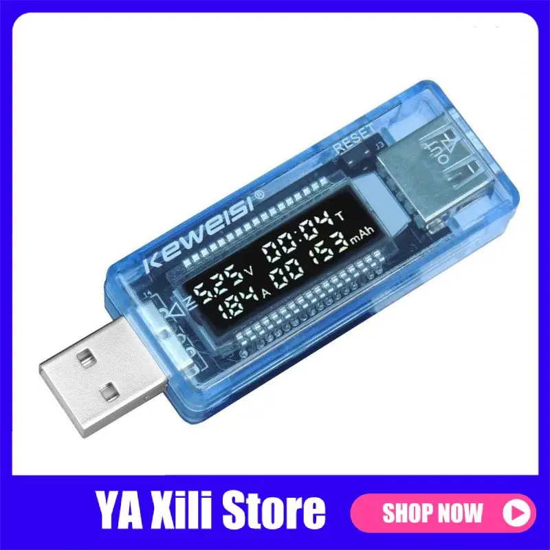 Тестер емкости USB измеритель напряжения тока зарядное устройство мобильный