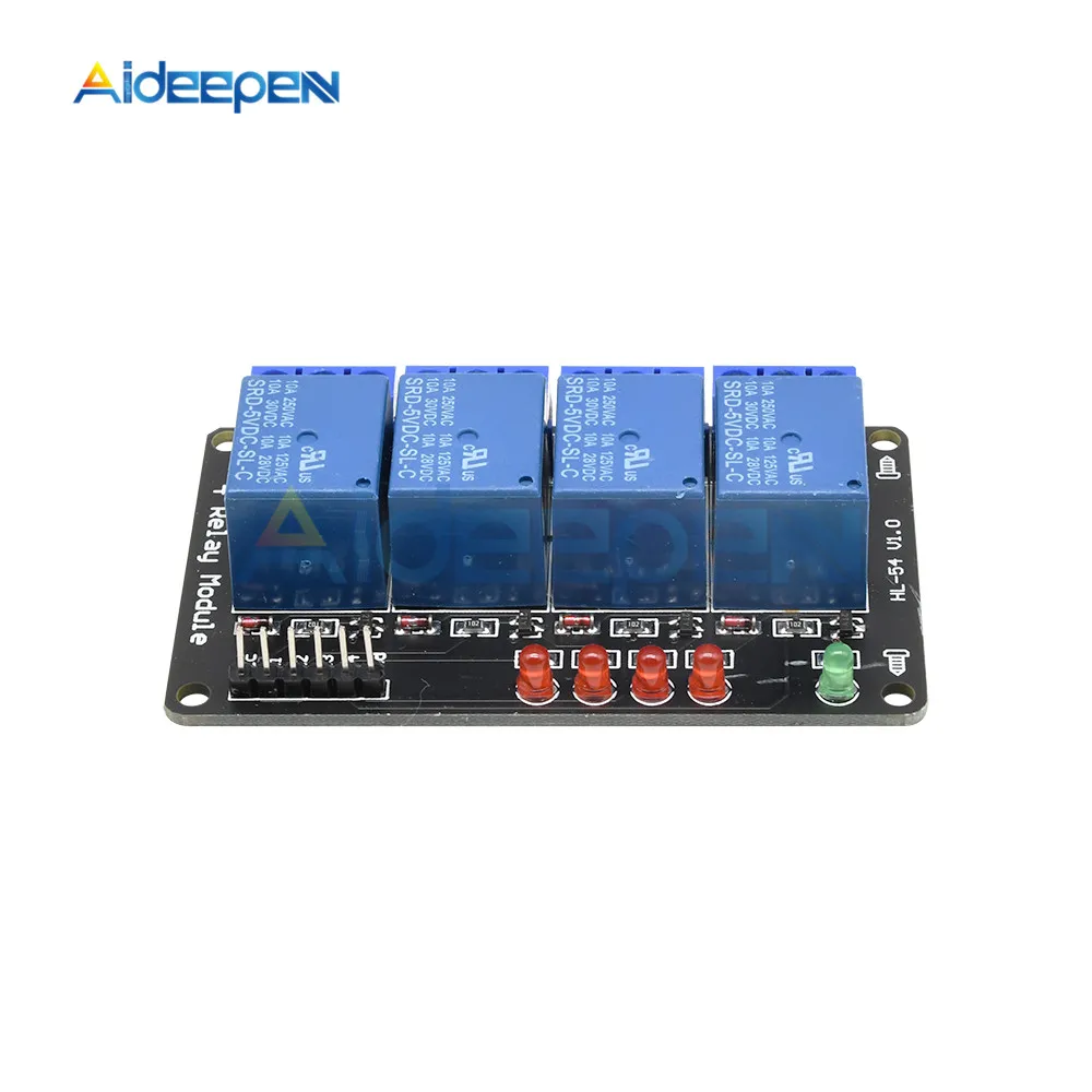 5V-4-Channel-Relay-Module-with-Optocoupler-Relay-Output-4-Way-Relay ...