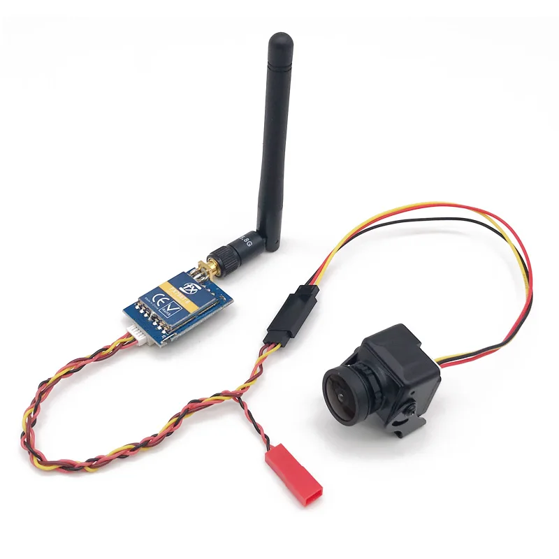 Простой в использовании 5,8G набор FPV микро видео 200/600 мВт Передатчик и CCD 800TVL 2,1 мм HD 1080P 16:9 OSD FPV камера для FPV дрона автомобиля
