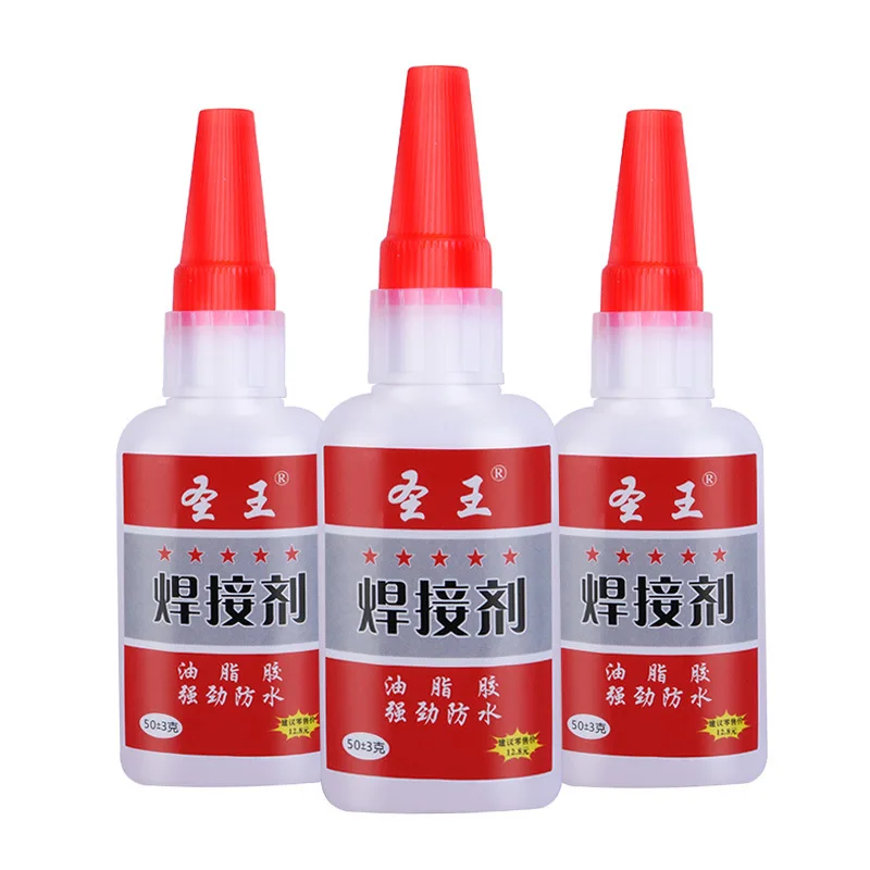 50G Strong welding flux can stick metal plastic wood glass ceramic transparent environmental protection multifunctional glue metal welding flux strong adhesive glue multi purpose water proof bonding glue for ceramic metal glass plastic universal glue