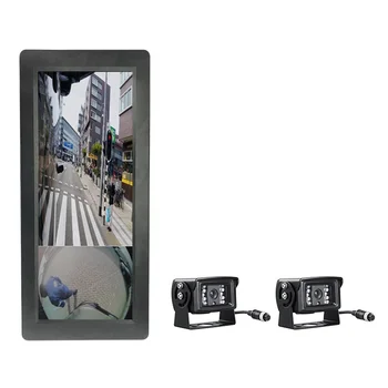 

12.3 inch AHD 1080P Electronic rearview car mirroreye monitor supporting 2CH AHD camera input mirror replacement display panel