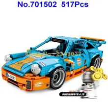 701502 517 шт technic racers speed champions Супер гоночный автомобиль откатные строительные блоки игрушка