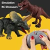 Infrared Remote Control Dinosaur Open Mouth Triceratops Puzzle Early Educational Wireless Simulation Electric Dinosaur Kids Gift 1