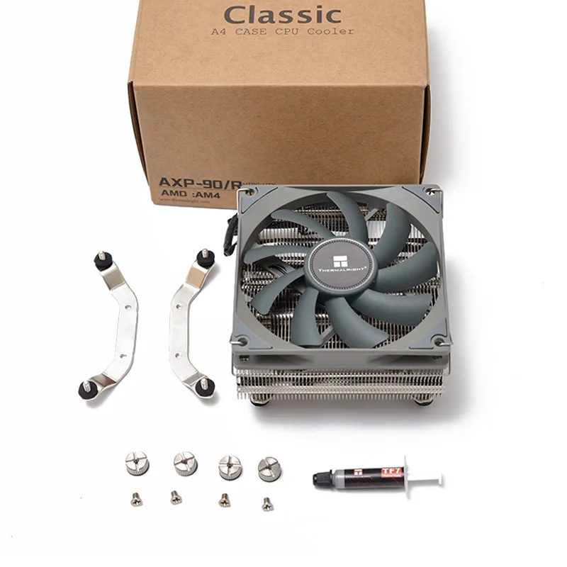 Tanie THERMALRIGHT AXP90 4 rura cieplna pełne poszycie lutowanie rozpływowe 47mm cienki stylowy rozpraszanie ciepła profesjonalny do etui A4