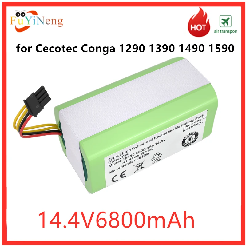 Литий-ионный аккумулятор для пылесоса Cecotec Conga 14 4 1290 1390 1490 Genio deluxe 1590 gutrend echo 370 520 в |