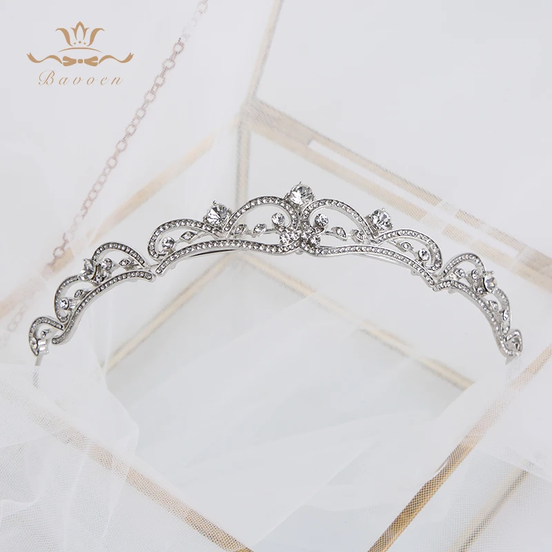 3 цвета модные простые хрустальные свадебные диадемы Короны головные уборы