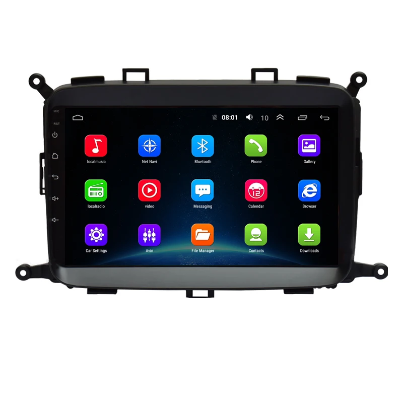 Best 9" Android 9.1 Car DVD Video Player GPS for kia Carens 2012 2013 to 2016 2017 radio audio stereo navigation with bluetooth 5