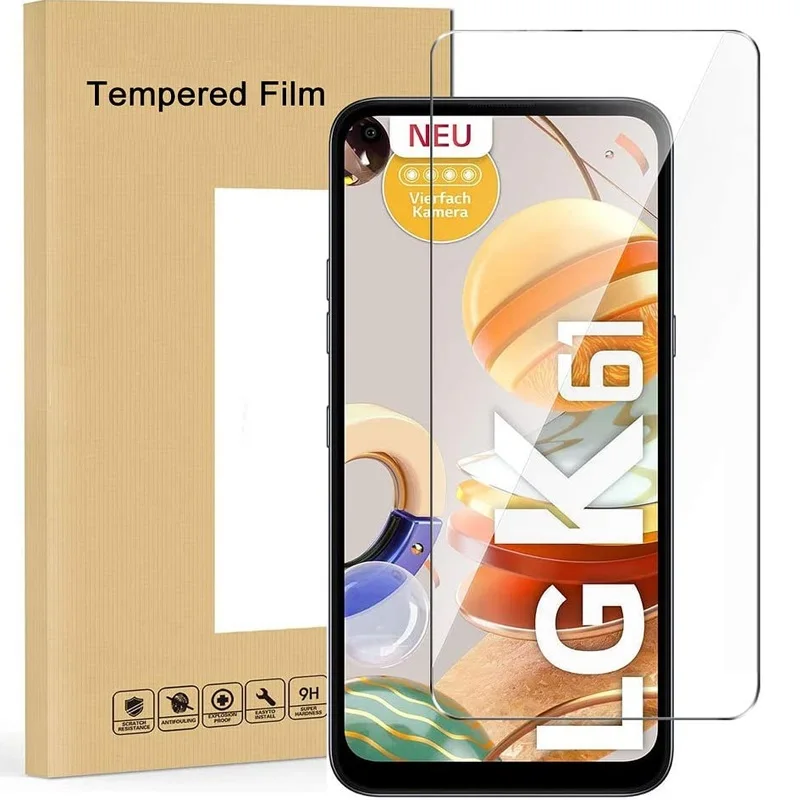 Защита экрана из закаленного стекла для LG K31 K61 K41S K62 K52 K22 Plus Взрывозащищенная