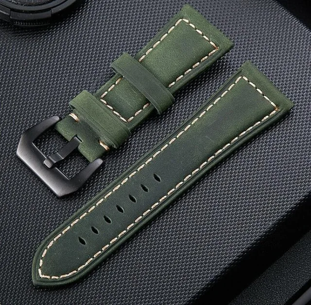 Для Garmin Fenix 5x5 3 3HR gps Смарт-часы 20 мм 26 мм quick fit ремешок спортивный браслет из натуральной кожи ремешок для Forerunner 935 945 - Цвет ремешка: green