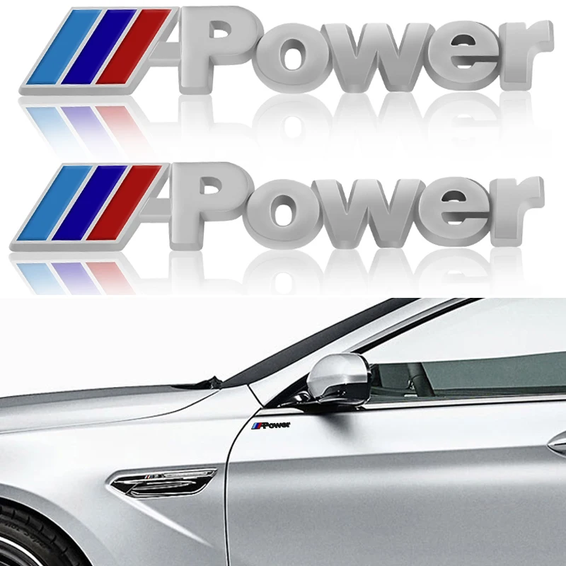 Наклейка на боковое крыло автомобиля наклейка с эмблемой для BMW M Performance Power X1 X3 X5 X6