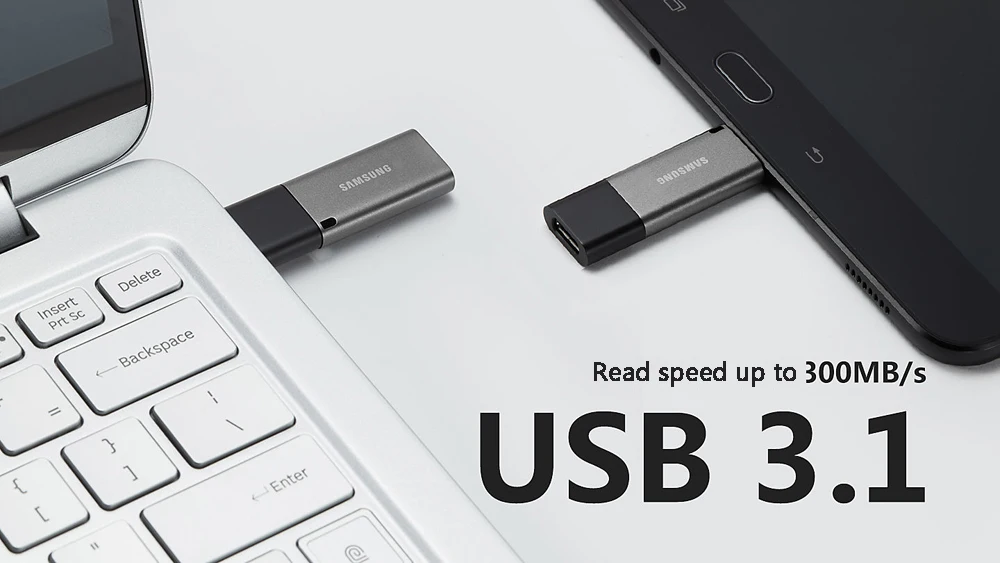 USB флеш-накопитель SAMSUNG type C OTG 64, 128 ГБ, флеш-накопитель 128 ГБ, 64 ГБ, 32 ГБ, 256 ГБ, флеш-накопитель 3,1, USB флешка, диск на ключ, память для телефона