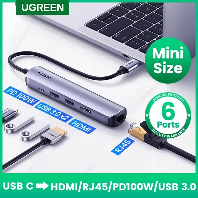 UGREEN USB C Hub Mini Size Adapter 1ef722433d607dd9d2b8b7: Asia