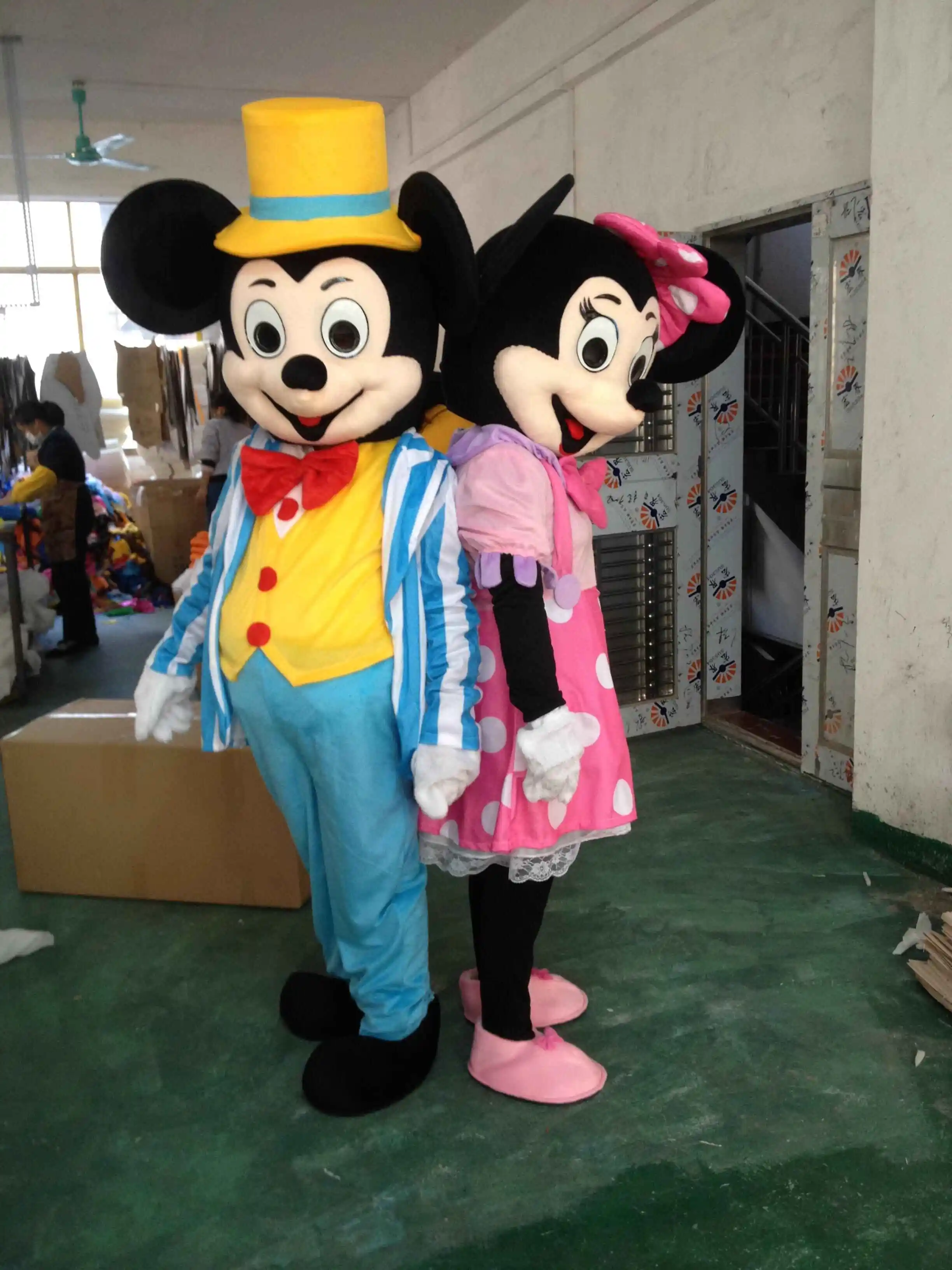 «Микки Маус» костюм талисмана для взрослых размеры нарядное hollloween маскарадный карнавальный костюм