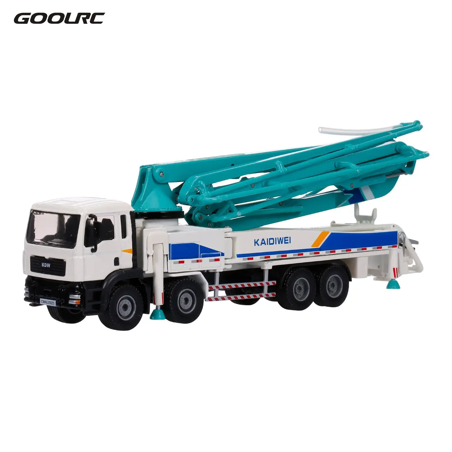 GOOLRC, 1:55, сплав, модель грузовика, бетононасос, грузовик для взрослых, металлическая, украшение, детский подарок на Рождество, Год, игрушки
