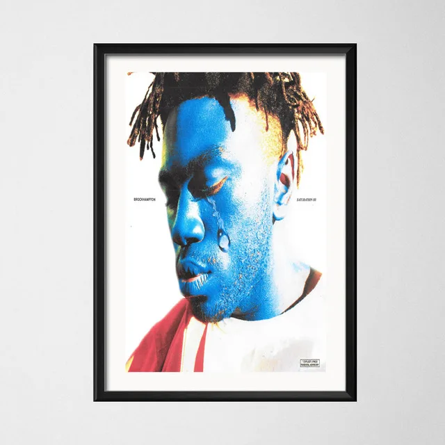 Брокхэмптон горячий альбом все американские мусор насыщенность хип хоп Рэп музыка звезда Искусство Живопись Шелковый Холст плакат настенный домашний декор - Цвет: 10