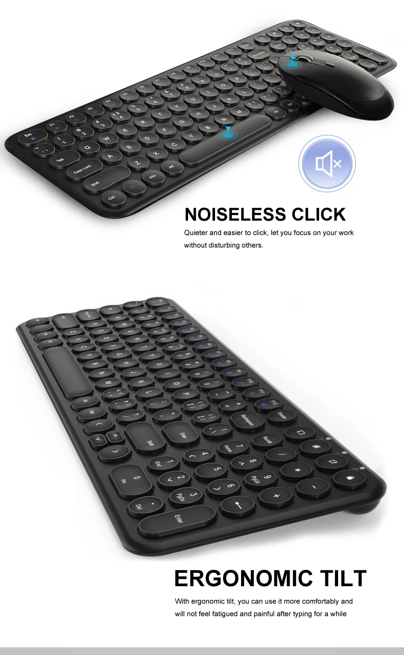 Combos de teclado e mouse