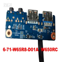 

6-71-W65R8-D01A for W650RC USB board audio board W650RC tested good free shipping