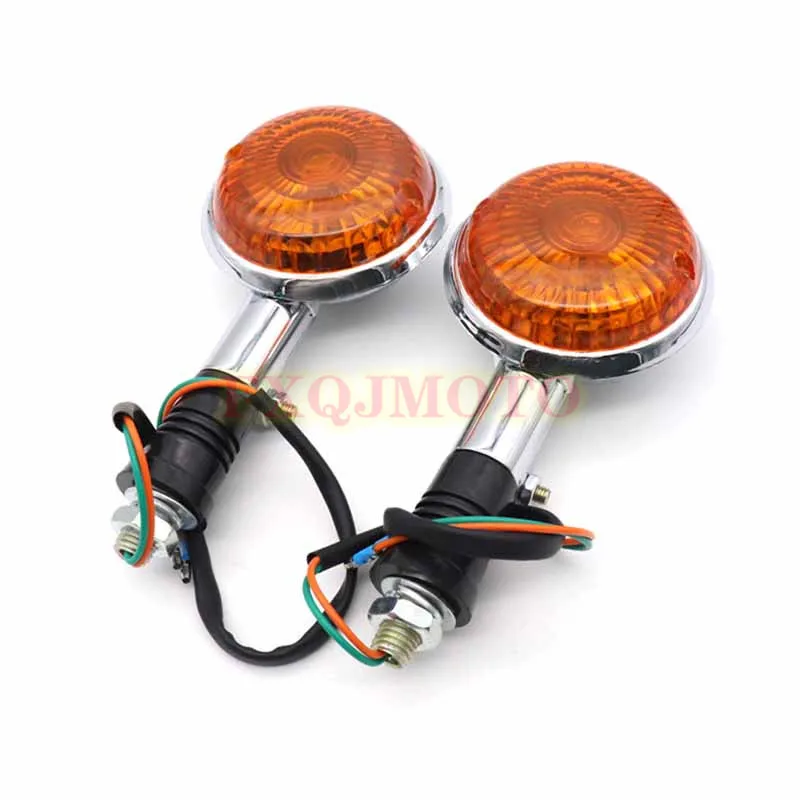 Motorcycle Tail Light With Turn Signals Amber Turn Signal Lens For