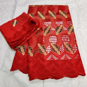 

Swiss lace fabric 2020 embroidery African lace fabrics 100% cotton Dry lace Swiss voile lace in Switzerland 4L03413