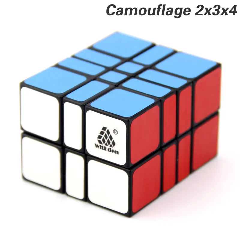 WitEden Многокамерный камуфляж, 2x2x3 2x2x4 2x3x4 3x3x2/oneplus 3/OnePlus x 3x3 3x3x4x4x4x2 4x4x3 волшебный куб нео скорость головоломка антистресс игрушки для детей - Цвет: 2x3x4