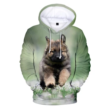 

Young People Hoodies Sweatshirt Harajuku German Police Dog Hoodie Canis Lupus Familiaris Pullovers New German Shepherd 3D Casual