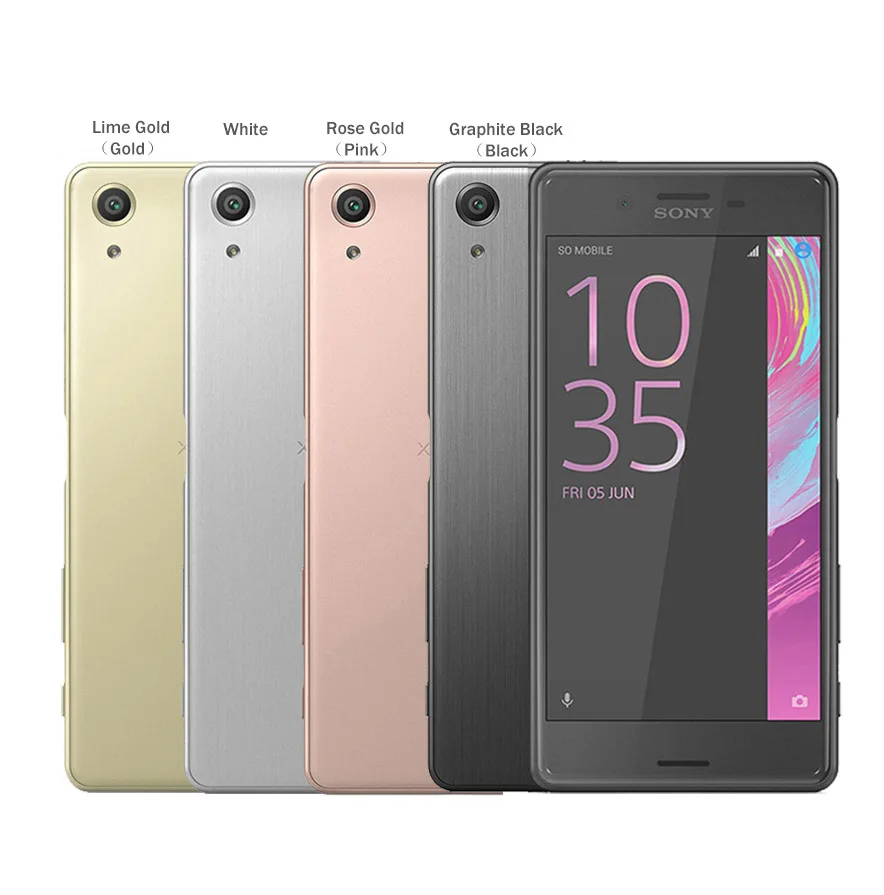 5 дюймов 3 ГБ 32 ГБ sony Xperia X Производительность F8131 мобильный телефон Snapdragon 820 четырехъядерный 23MP 13MP NFC 2700 мАч телефон