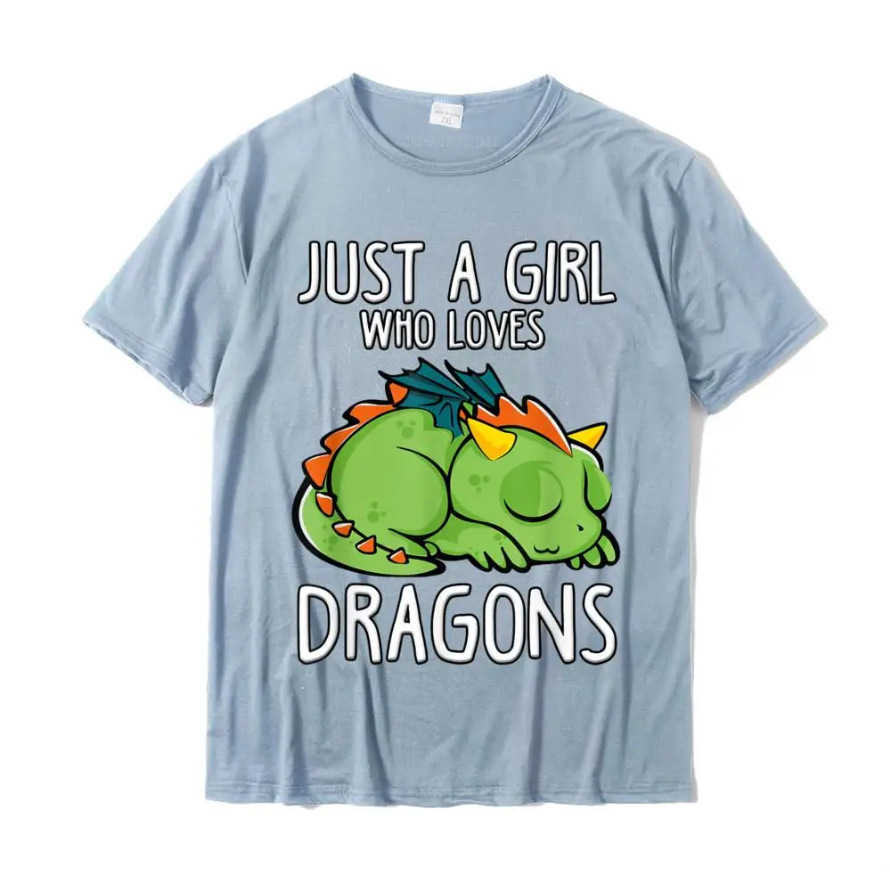  Mens T Shirt Casual Gift Tops Shirts Pure Cotton Crew Neck Short Sleeve Design Tops Shirt ostern Day Drop Shipping Just a Girl who loves Dragons T Shirt Gift for Girls Women T-Shirt__MZ16435 light