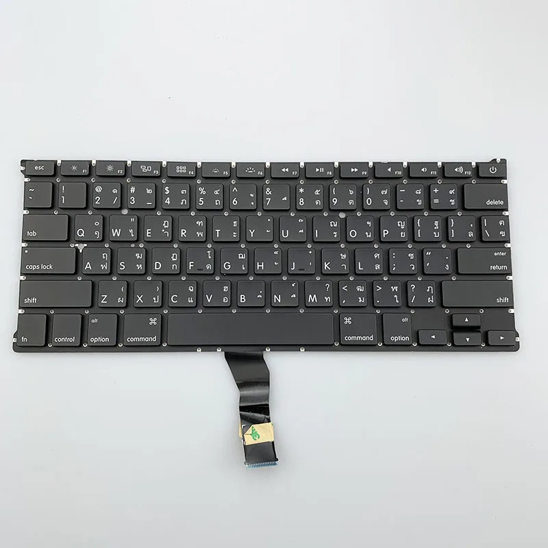 Б/у Оригинальная клавиатура Macbook Air A1369 A1466 для Таиланда TH|Клавиатуры замены| |