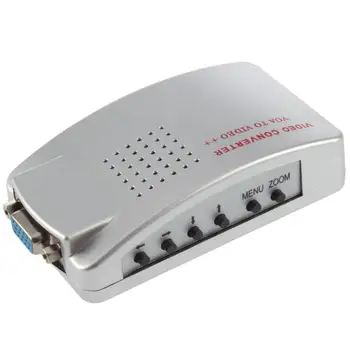 

Universal NTSC PAL VGA to TV AV RCA signal adapter converter Video Switch Box composite for laptop