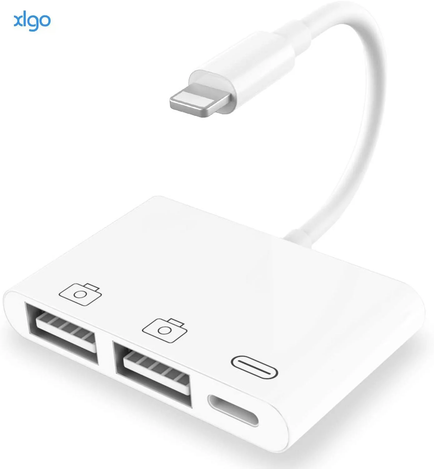 Адаптер OTG с USB на Lightning конвертер MIDI адаптер для камеры клавиатурой пианино iPhone 11
