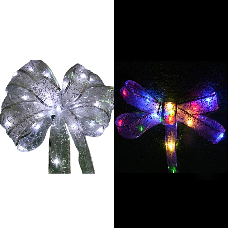 4M Bow-knot Light String Outdoor LED String Lights Holiday Lighting Fairy Garland for Christmas Tree Wedding Party Decoration
