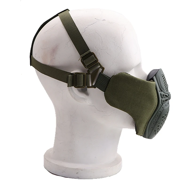 Креативная маска на половину лица дизайн паук легкий складной защита для полости рта для CS спичек 0