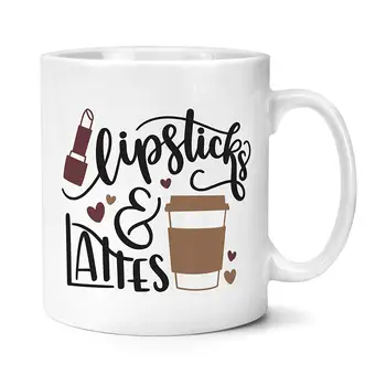 

Lipstick and Lattes Gift for Girls Mug