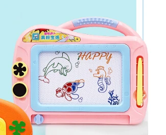 A22-p Children's magnetic color drawing board baby early education hand painting painting board educational toys - Цвет: A22-p